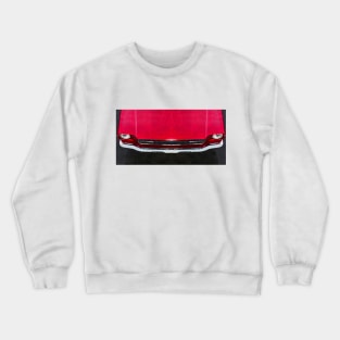 Vintage american muscle car in watercolor Crewneck Sweatshirt